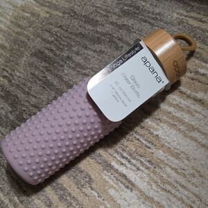 New! Apana Lavender Glass Bottle with Bamboo Cap
